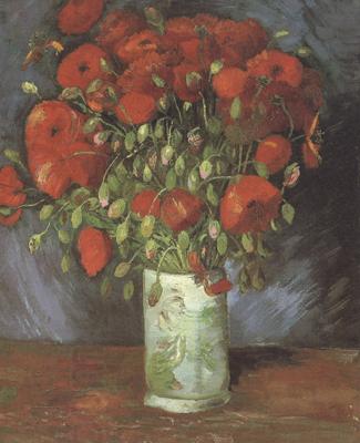 Vincent Van Gogh Vase wtih Red Poppies (nn040 China oil painting art